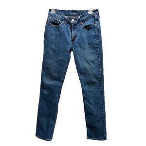 Levi 514 Women‎ Jeans Med Wash Mid Rise Slim Straight Size 30x32 Logo Pockets